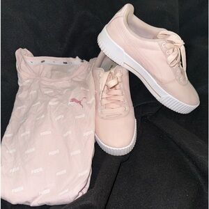 Puma sneakers with matching T-shirt
